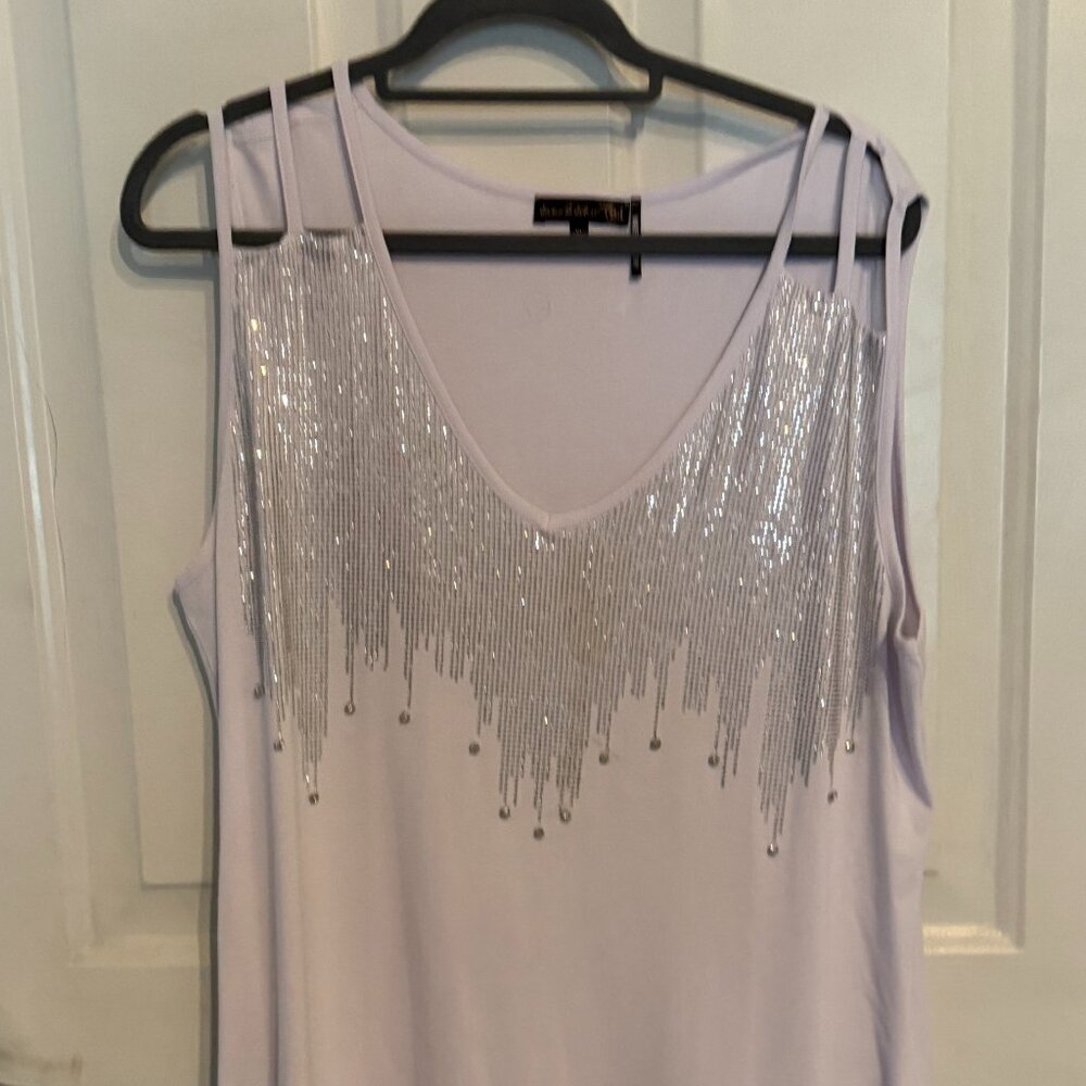 White Sleeveless Top